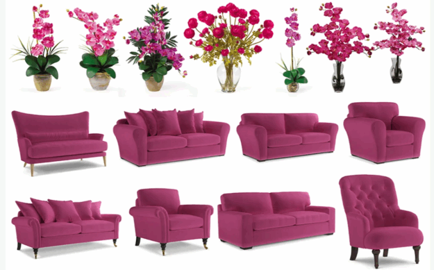 粉色系列家具灯饰布艺饰品等软装素材(图1) 粉色系列家具灯饰布艺饰品等软装素材(图1)