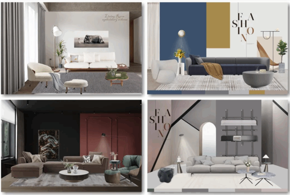 软装方案[客厅 餐厅 卧室 书房](图1)