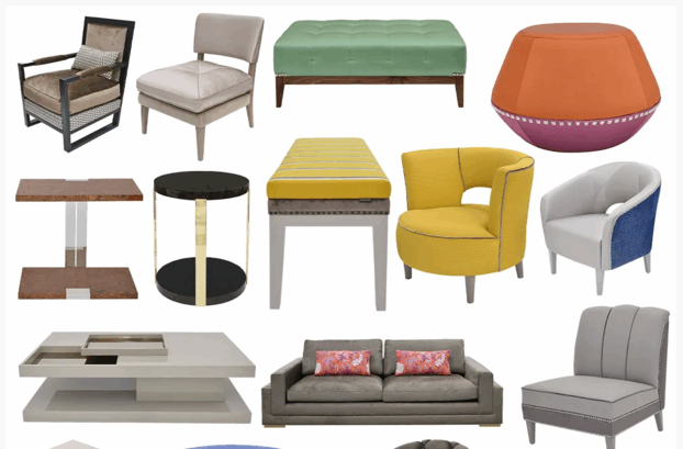 家具灯饰免抠PNG格式软装素材(图1)