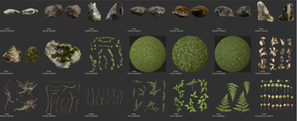 60G实景高精度纹理材质贴图Megascans Library(图2)