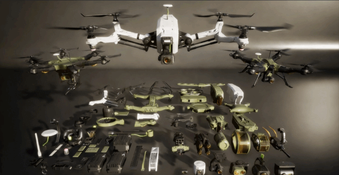 高精度C4D科幻无人机飞行器模型合集(图1) 高精度C4D科幻无人机飞行器模型合集(图1)