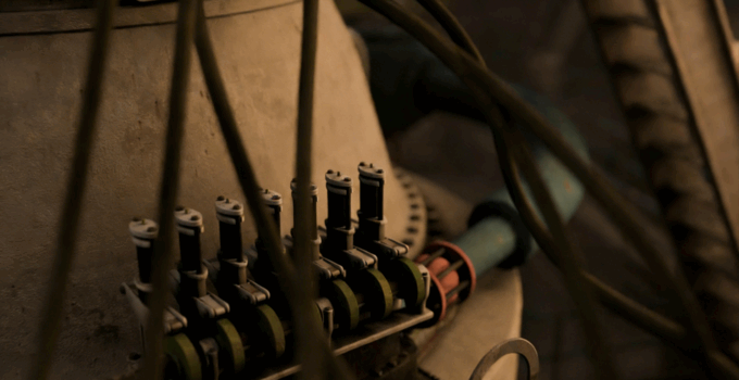 C4D科幻建筑工厂机械厂房机器模型合集包 (图5)