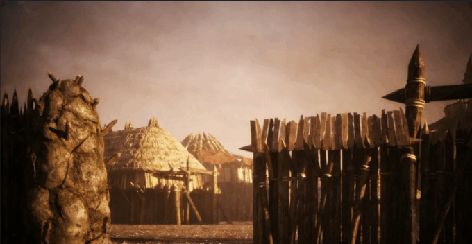 C4D原始社会上古部落建筑模型合集素材包(图8)