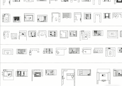 2026年最新室内设计卧室衣帽间CAD图库CAD卧室衣柜CAD更衣室CAD服装间CAD衣柜(图5)
