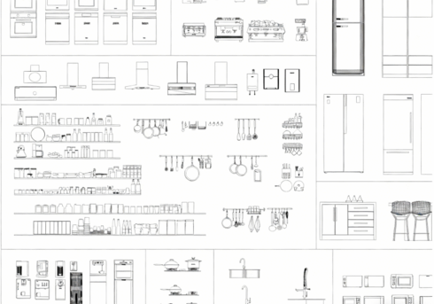 2026年最新厨具CAD图库CAD烤箱CAD电饭煲CAD冰箱CAD微波炉(图4) 2026年最新厨具CAD图库CAD烤箱CAD电饭煲CAD冰箱CAD微波炉(图4)