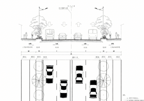 12套道路横断面CAD道路横截面CAD道路剖面图CAD道路断面图CAD城市道路标准绿化断面图(图5) 12套道路横断面CAD道路横截面CAD道路剖面图CAD道路断面图CAD城市道路标准绿化断面图(图5)