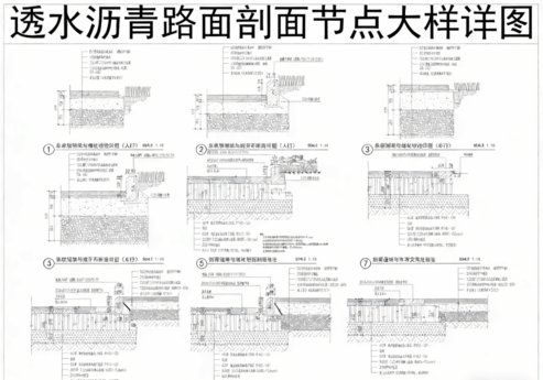 35套道路铺装做法详图CAD道路铺装CAD道路节点CAD地面铺装节点详图CAD道路铺装做法CAD(图3)