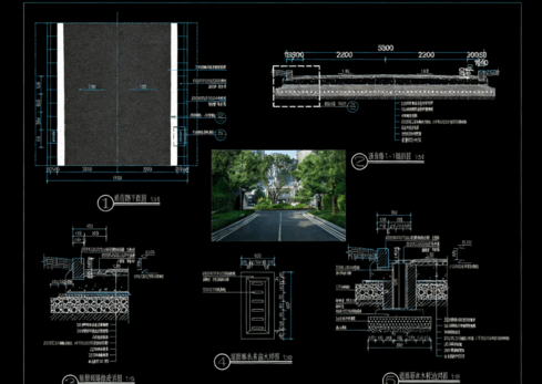 35套道路铺装做法详图CAD道路铺装CAD道路节点CAD地面铺装节点详图CAD道路铺装做法CAD(图4)