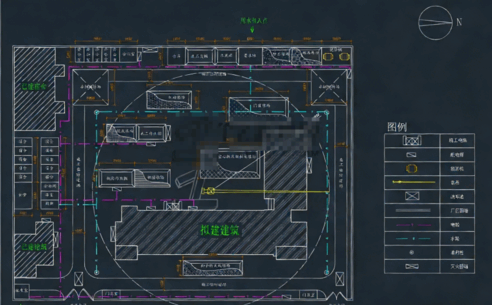 施工总平面布置图施工平面图施工平面布置图施工总平施工场布【8套方案】(图1)