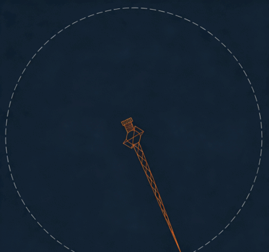  63款塔式起重机塔吊施工平面图CAD图例(图6)