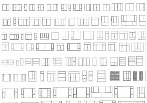  2026年最新窗户CAD图库CAD推拉窗CAD飘窗CAD折叠窗CAD落地窗(图6)