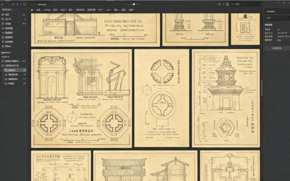 梁思成古建手稿-高清版4k(图2) 梁思成古建手稿-高清版4k(图2)
