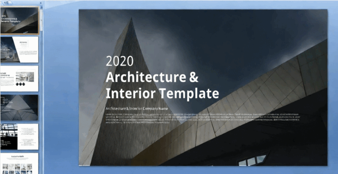 24套精品建筑景观ppt模板(图3)