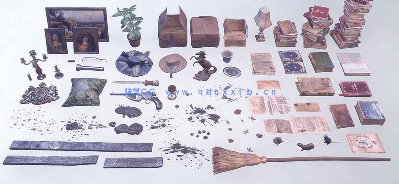 19世纪末古老宅邸大厅场景UE游戏素材(图8) 19世纪末古老宅邸大厅场景UE游戏素材(图8)