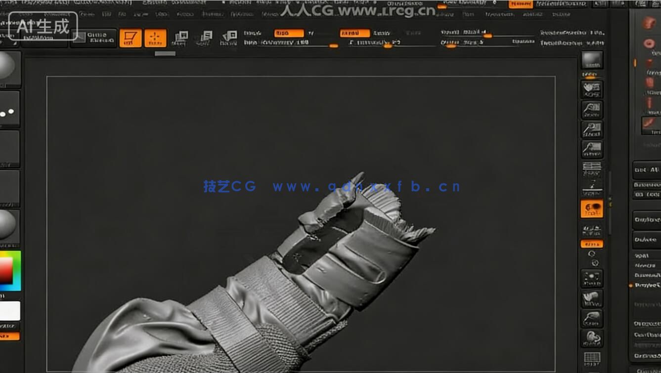 Zbrush雕刻建模3D打印核心技术训练视频教程(图8) Zbrush雕刻建模3D打印核心技术训练视频教程(图8)