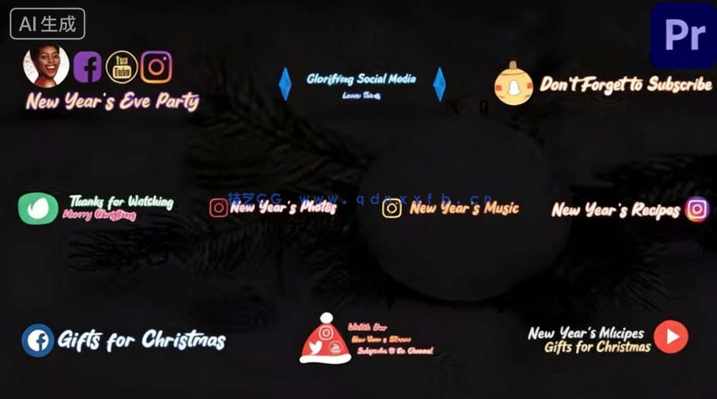 Premiere Pro精美设计动画PR模板合集2022年度12月第一季(图9) Premiere Pro精美设计动画PR模板合集2022年度12月第一季(图9)