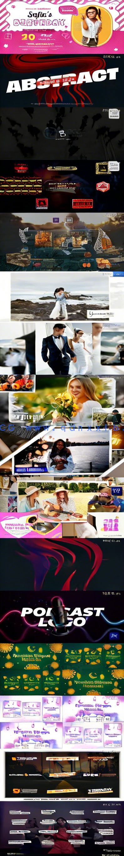 Premiere Pro精美设计动画PR模板合集2024年第一季(图1)