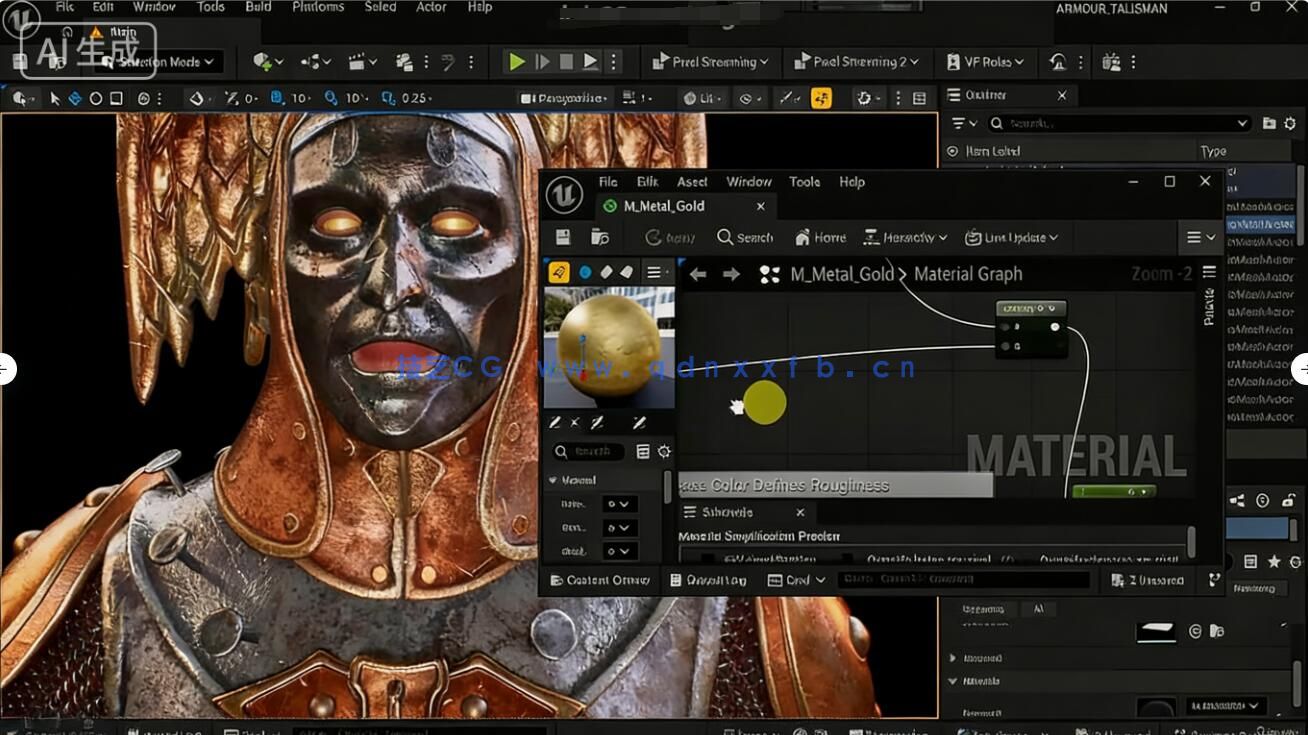 【中文字幕】ZBrush 3A级神话游戏角色硬表面雕刻建模全流程视频(图2) 【中文字幕】ZBrush 3A级神话游戏角色硬表面雕刻建模全流程视频(图2)