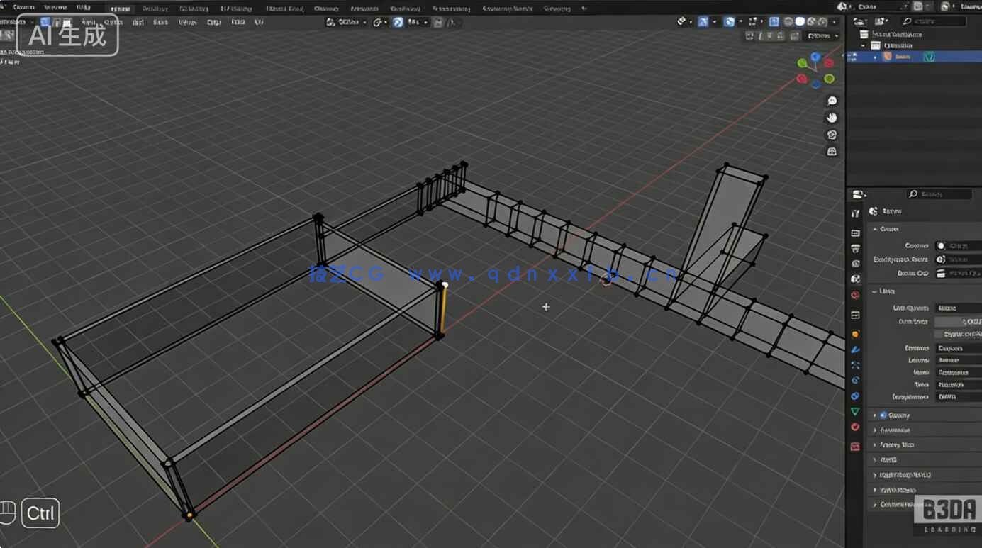 【中文字幕】Blender建筑工程与3D打印精准建模视频教程(图2) 【中文字幕】Blender建筑工程与3D打印精准建模视频教程(图2)