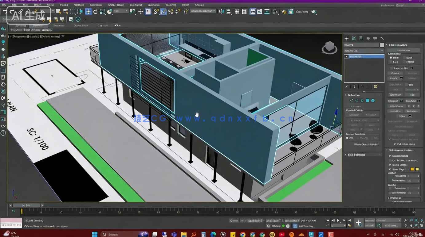 【中文字幕】3dsmax建筑可视化建模全面指南视频教程(图2) 【中文字幕】3dsmax建筑可视化建模全面指南视频教程(图2)