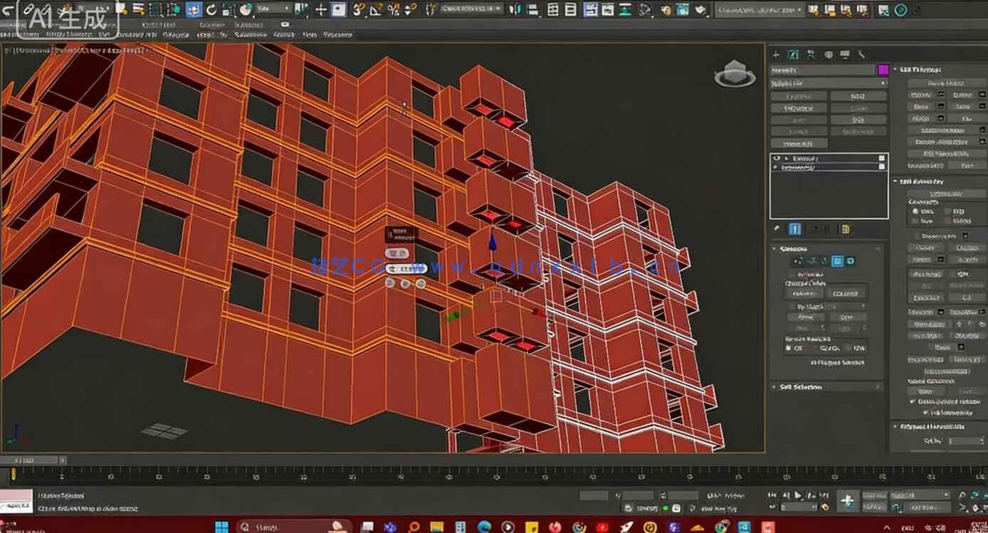【中文字幕】3dsmax建筑可视化建模全面指南视频教程(图4) 【中文字幕】3dsmax建筑可视化建模全面指南视频教程(图4)