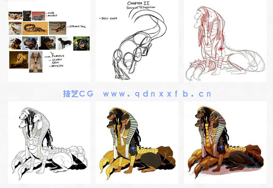 【中文字幕】概念艺术角色设计系统化训练视频教程(图2) 【中文字幕】概念艺术角色设计系统化训练视频教程(图2)