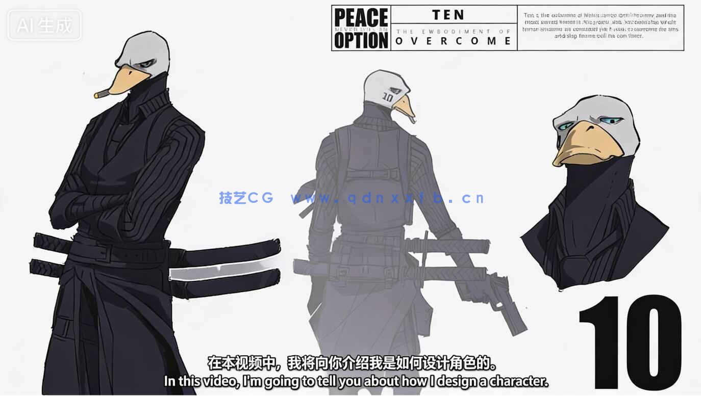 【中文字幕】概念艺术角色设计系统化训练视频教程(图11) 【中文字幕】概念艺术角色设计系统化训练视频教程(图11)