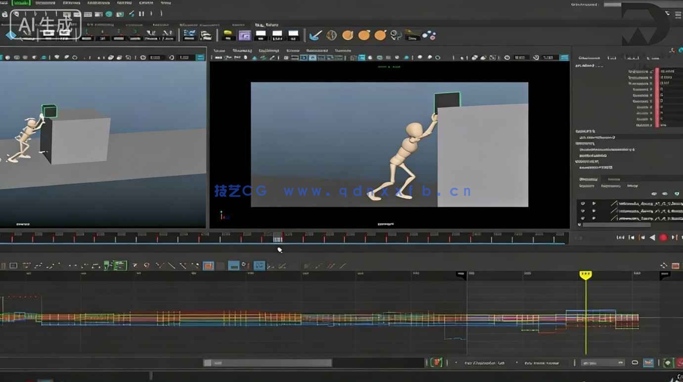 Maya角色骨骼3D动画从入门到精通视频教程(图10) Maya角色骨骼3D动画从入门到精通视频教程(图10)