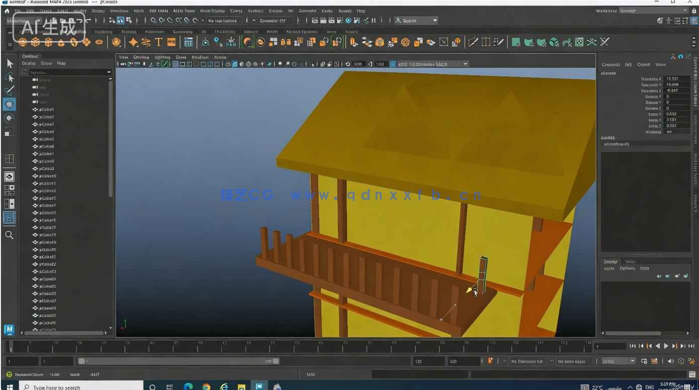 Maya零基础快速掌握核心工具初学者入门训练视频教程(图6) Maya零基础快速掌握核心工具初学者入门训练视频教程(图6)