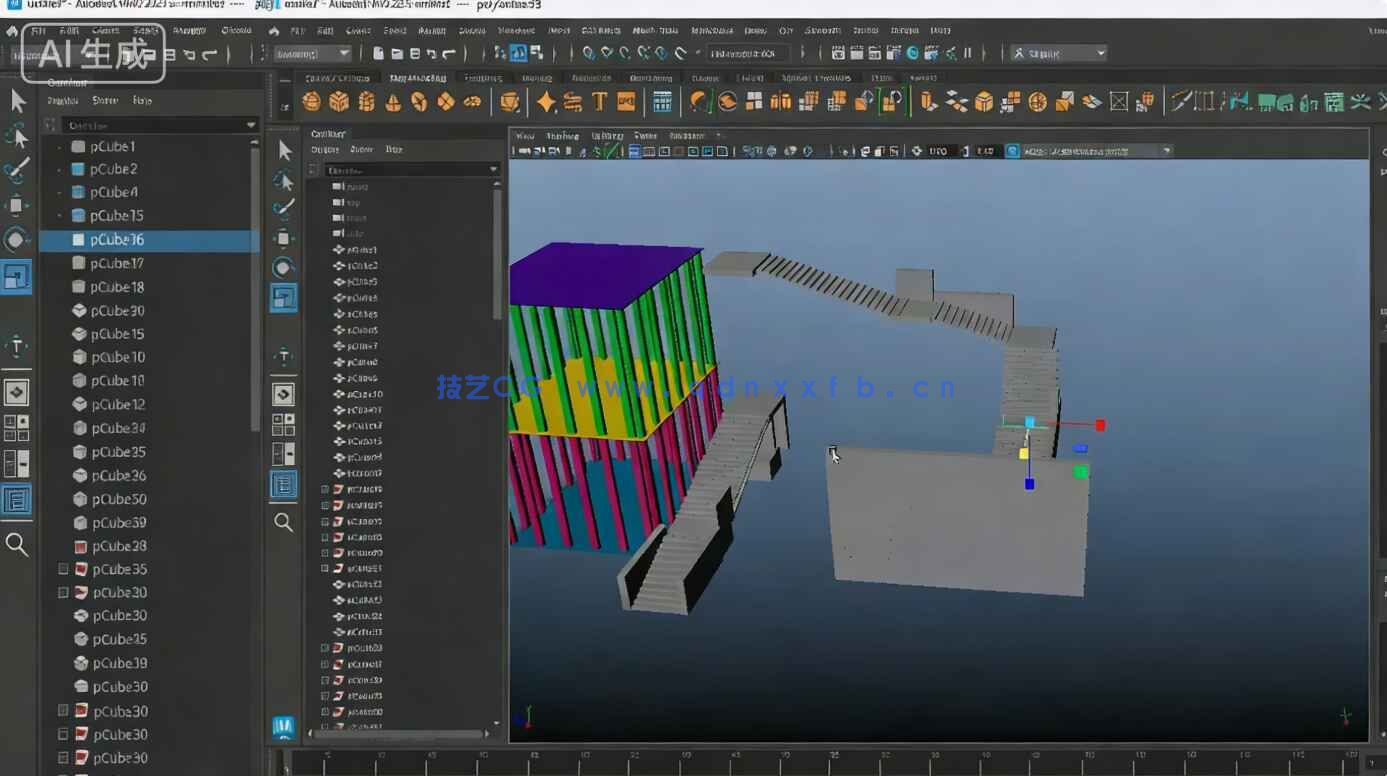 Maya零基础快速掌握核心工具初学者入门训练视频教程(图5) Maya零基础快速掌握核心工具初学者入门训练视频教程(图5)