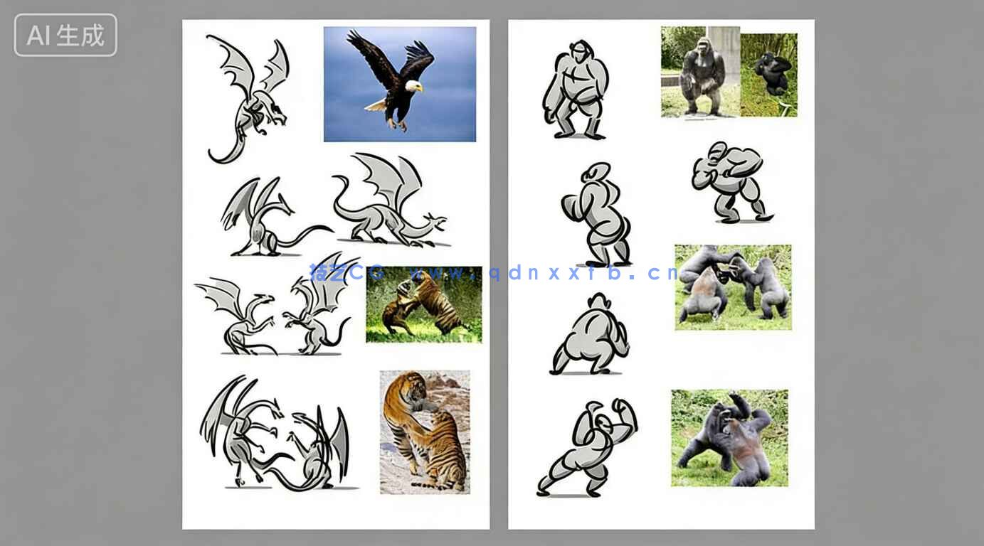 【中文字幕】Maya超级怪兽复杂战斗动画镜头制作视频教程(图10) 【中文字幕】Maya超级怪兽复杂战斗动画镜头制作视频教程(图10)