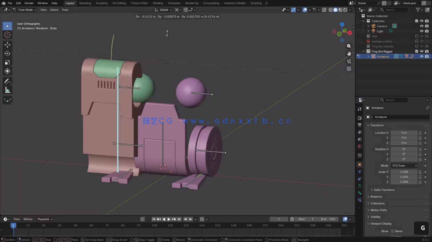Blender机械青蛙建模基础教程(图4)