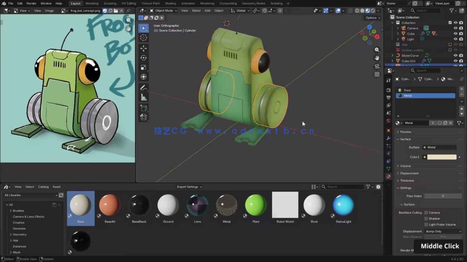 Blender机械青蛙建模基础教程(图3)