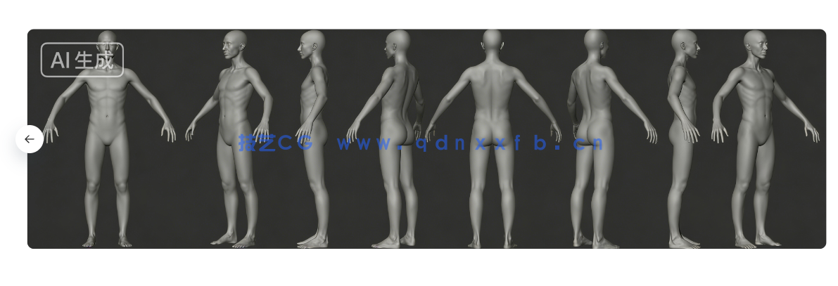 女性人体3D扫描建模雕刻高精度3D模型02(图9) 女性人体3D扫描建模雕刻高精度3D模型02(图9)