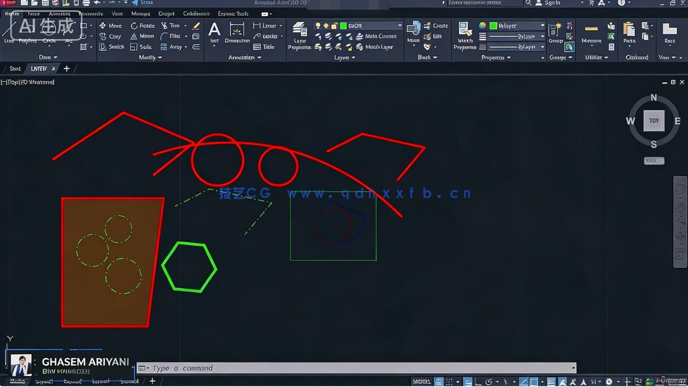 AutoCAD 2027零基础进阶为2D绘图专家大师班视频教程(图4) AutoCAD 2027零基础进阶为2D绘图专家大师班视频教程(图4)