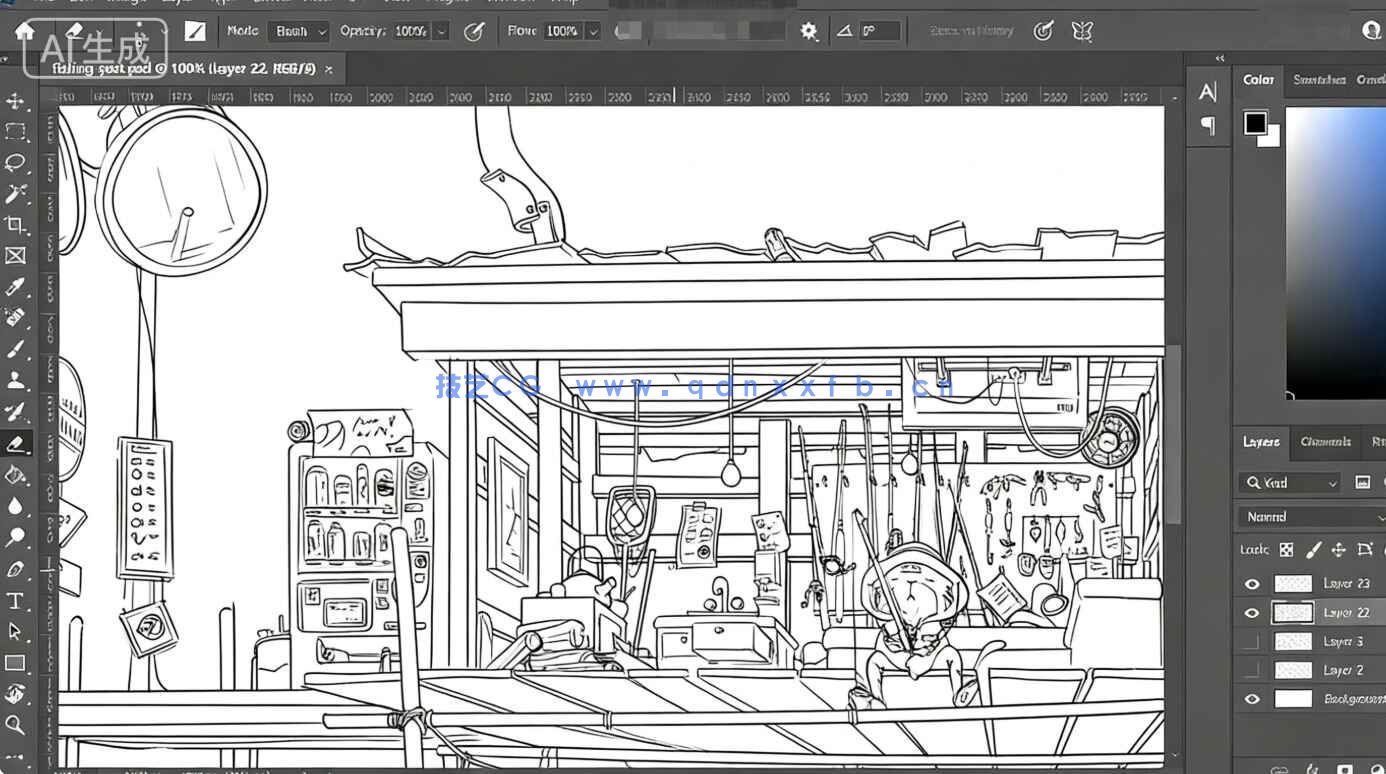 【中文字幕】概念环境设计透视原理技巧视频教程(图6) 【中文字幕】概念环境设计透视原理技巧视频教程(图6)