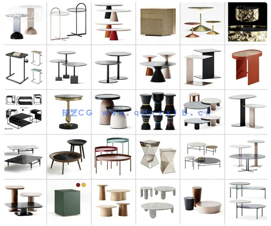 3dsky茶几 边几高质量模型600个(图5) 3dsky茶几 边几高质量模型600个(图5)