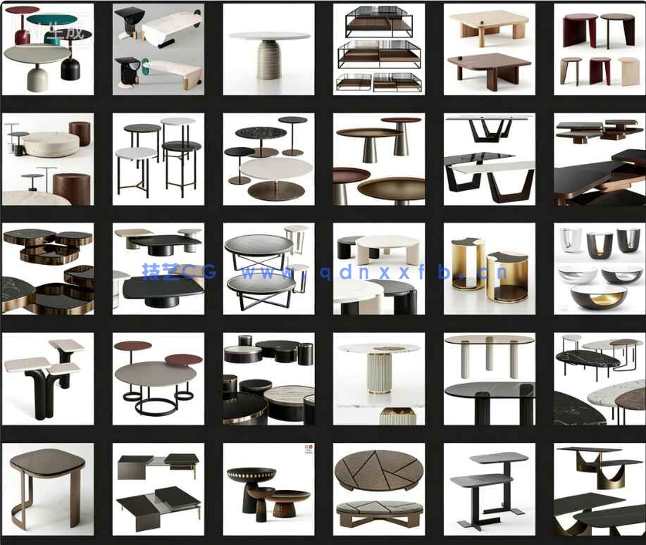 3dsky茶几 边几高质量模型600个(图8) 3dsky茶几 边几高质量模型600个(图8)
