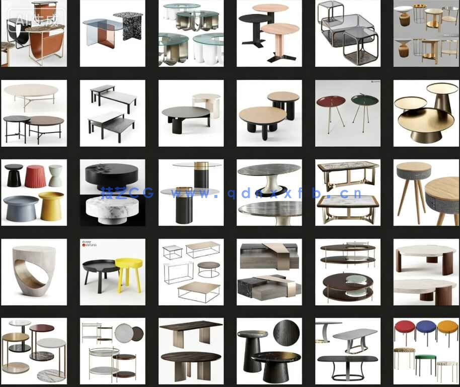 3dsky茶几 边几高质量模型600个(图9) 3dsky茶几 边几高质量模型600个(图9)