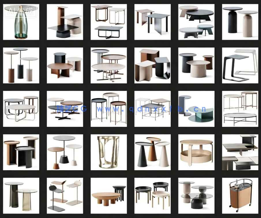 3dsky茶几 边几高质量模型600个(图4) 3dsky茶几 边几高质量模型600个(图4)