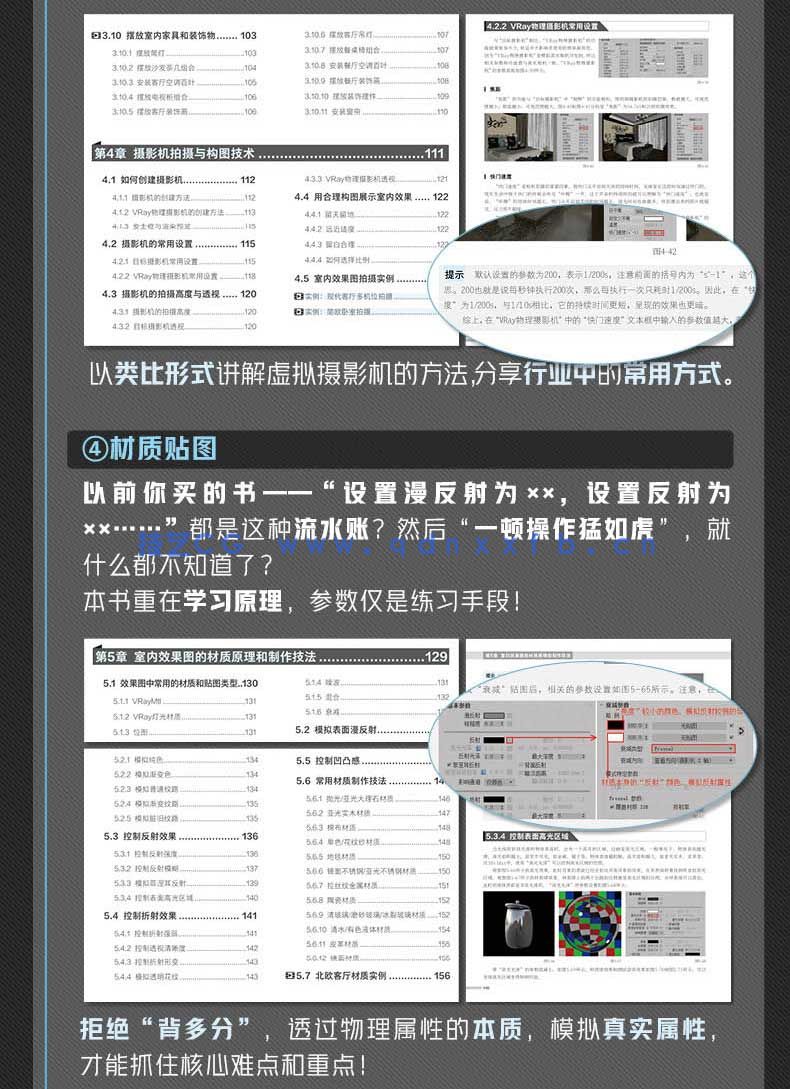 新印象 3ds MaxVRay 室内家装工装效果图全流程技术解析(图8) 新印象 3ds MaxVRay 室内家装工装效果图全流程技术解析(图8)