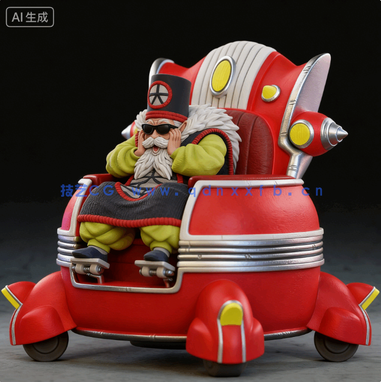 大界王Dai Kaio《龙珠Z》动漫角色雕刻手办3D打印模型(图7)