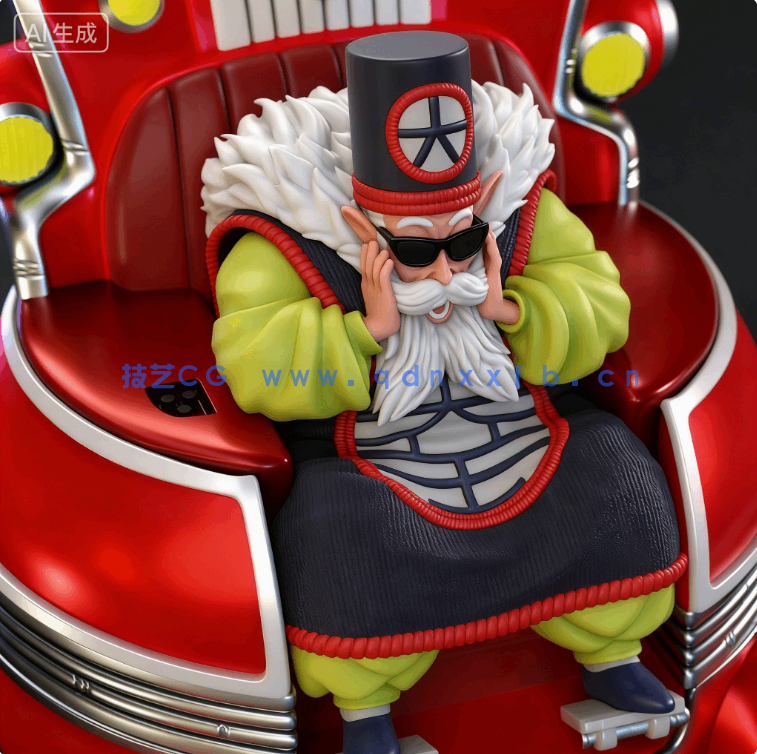 大界王Dai Kaio《龙珠Z》动漫角色雕刻手办3D打印模型(图5)