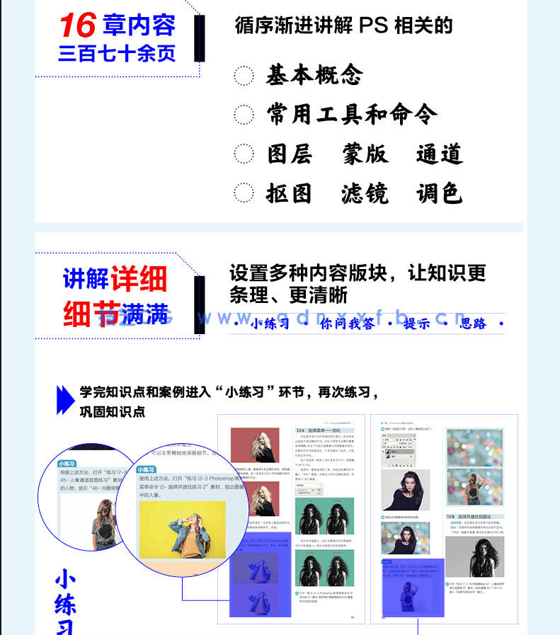 从零开始学Photoshop 抠图+修图+调色+特效+合成(图4) 从零开始学Photoshop 抠图+修图+调色+特效+合成(图4)