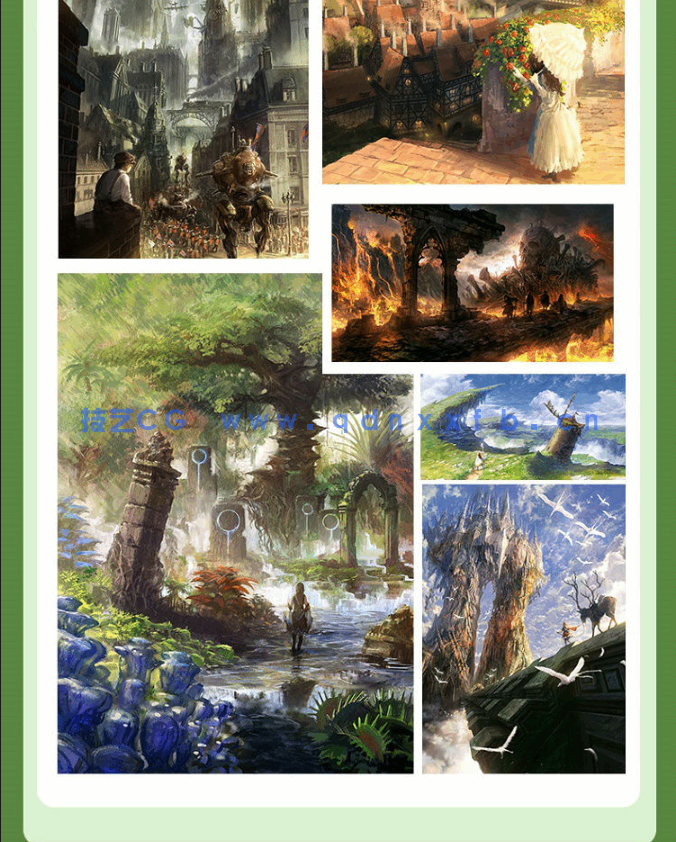 场景原画设计教室:用Photoshop绘制梦幻场景的秘诀(图13) 场景原画设计教室:用Photoshop绘制梦幻场景的秘诀(图13)