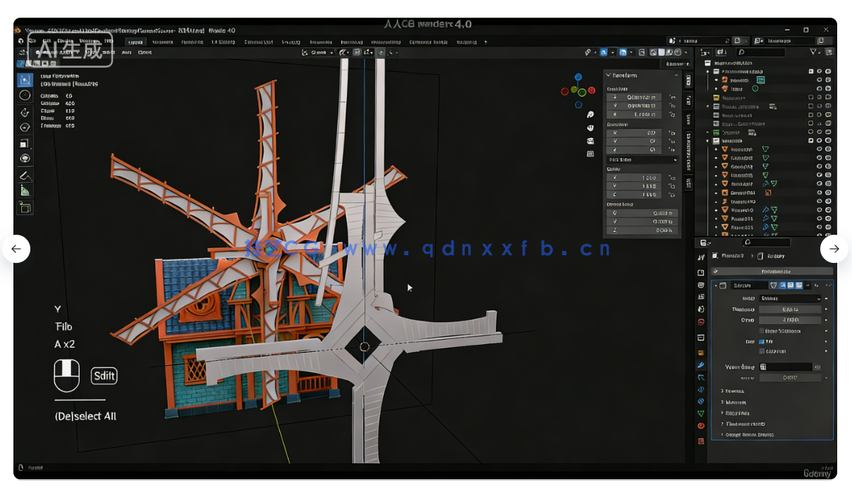 Blender与UE5塞尔达游戏场景完整制作流程视频教程(图5) Blender与UE5塞尔达游戏场景完整制作流程视频教程(图5)