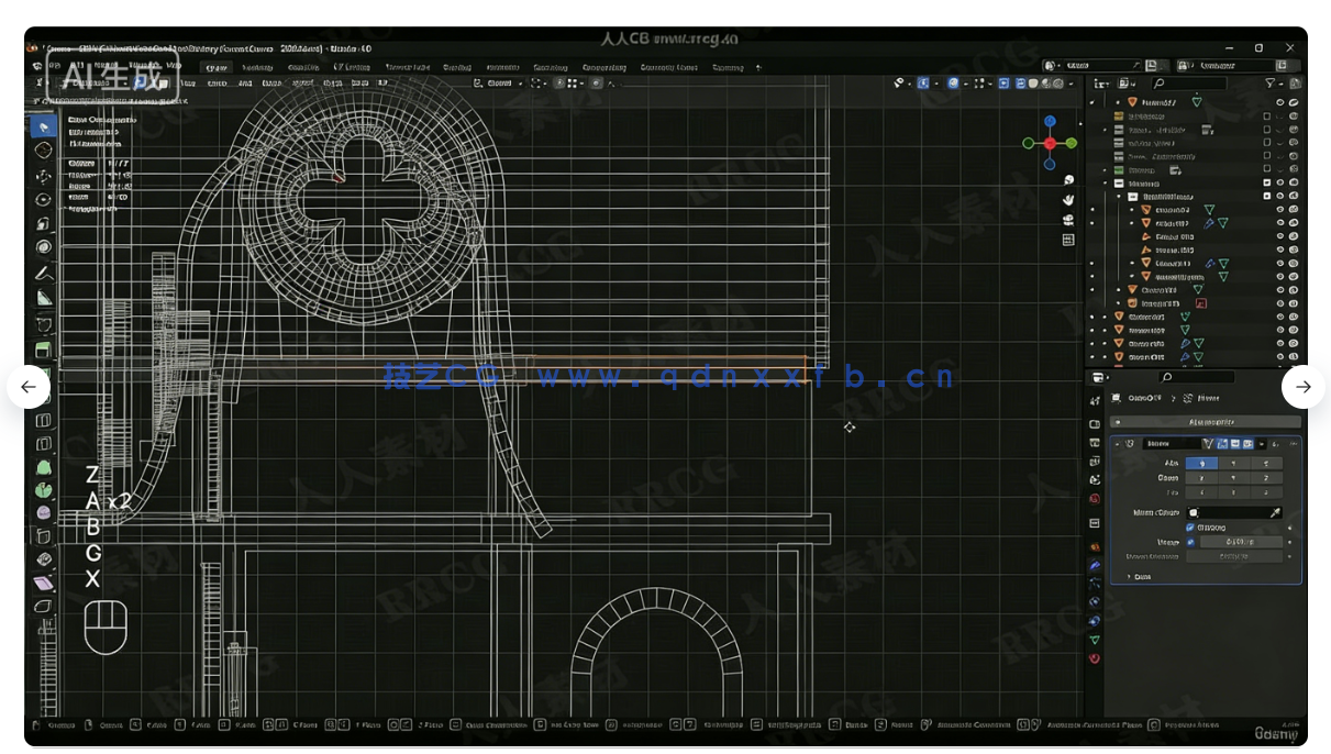 Blender与UE5塞尔达游戏场景完整制作流程视频教程(图8) Blender与UE5塞尔达游戏场景完整制作流程视频教程(图8)