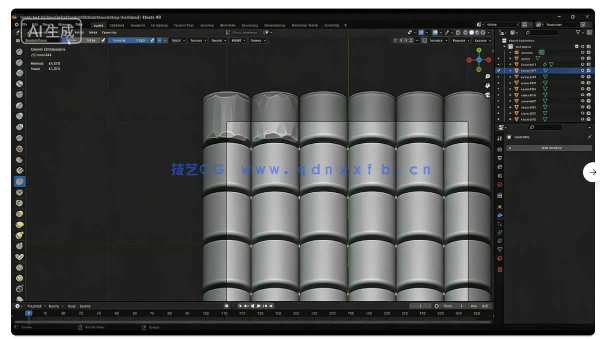 Blender与UE5塞尔达游戏场景完整制作流程视频教程(图11) Blender与UE5塞尔达游戏场景完整制作流程视频教程(图11)
