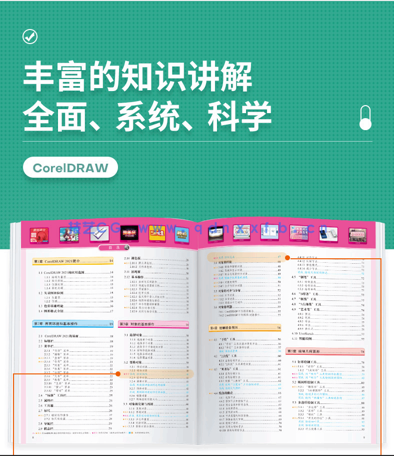中文版CorelDRAW 2021完全自学教程(图8) 中文版CorelDRAW 2021完全自学教程(图8)