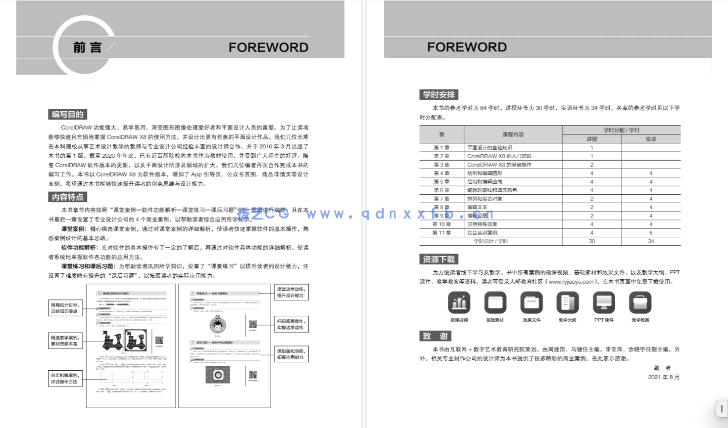 CorelDRAW平面设计标准教程(微课版 第2版)(图2) CorelDRAW平面设计标准教程(微课版 第2版)(图2)